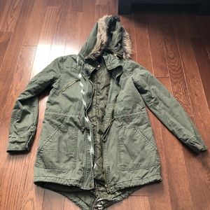 Olive green jacket